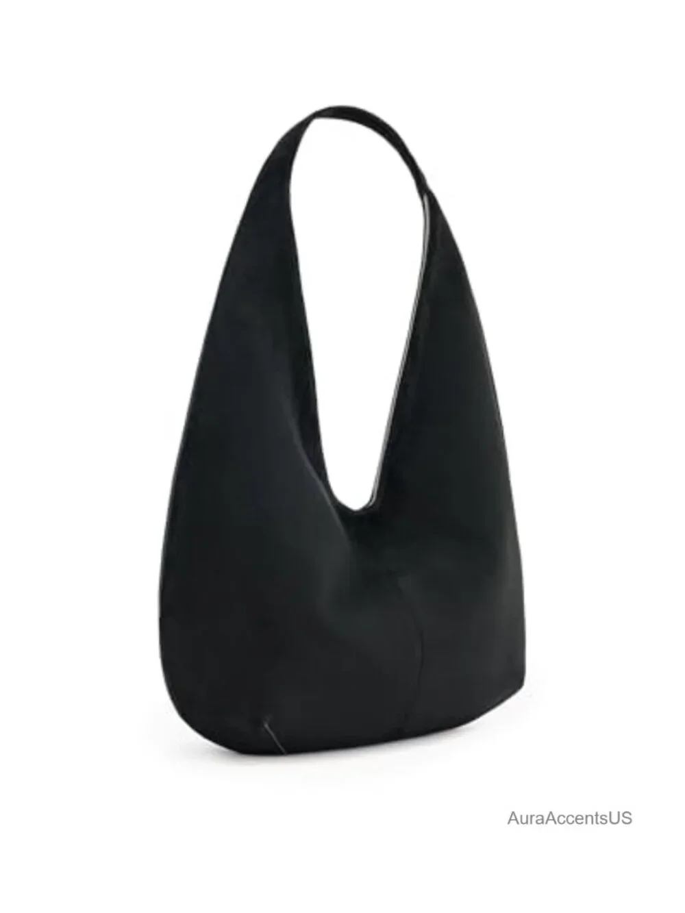 Faux Suede Hobo Shoulder Bag Vegan Lightweight Casual Everyday Purse